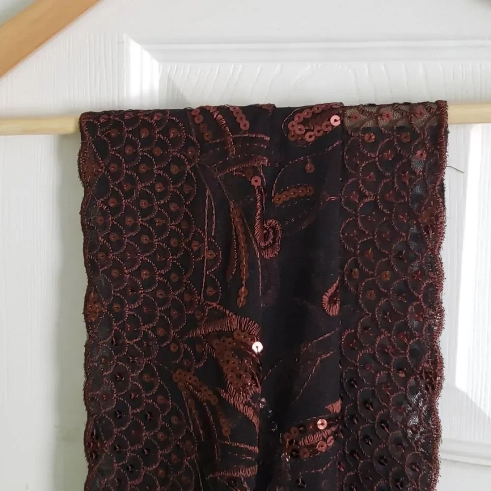 None gorgeous sequined
